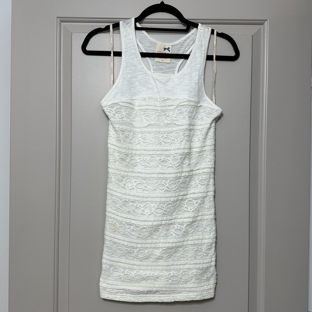 Tommy Girl White Lace Coverup/Dress